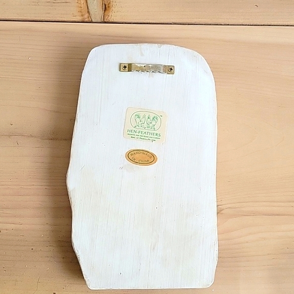 Vintage Hen-Feathers Crocus Chrysanthus Wall Placque - Picture 3 of 4